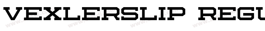 VexlerSlip Regular字体转换